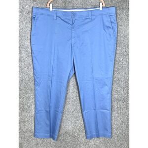 Oak Hill Straight Fit Tech Pants Mens Size 48x28 Blue Stretch Chino Pockets